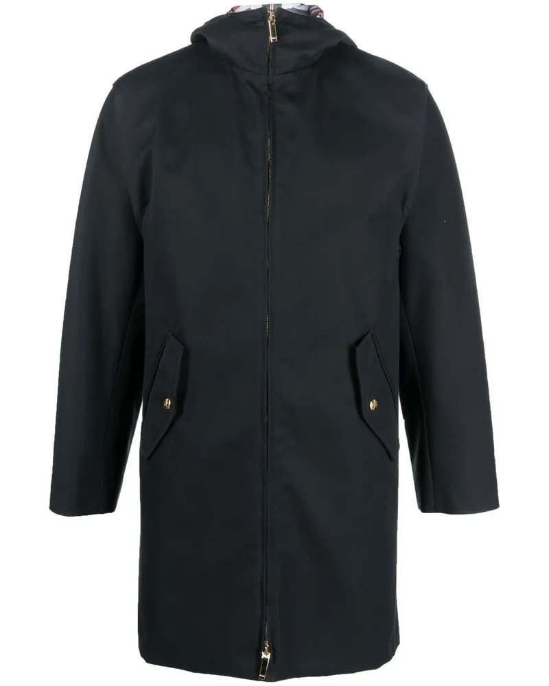 Thom Browne Parka mit Kapuze - Blau Blau