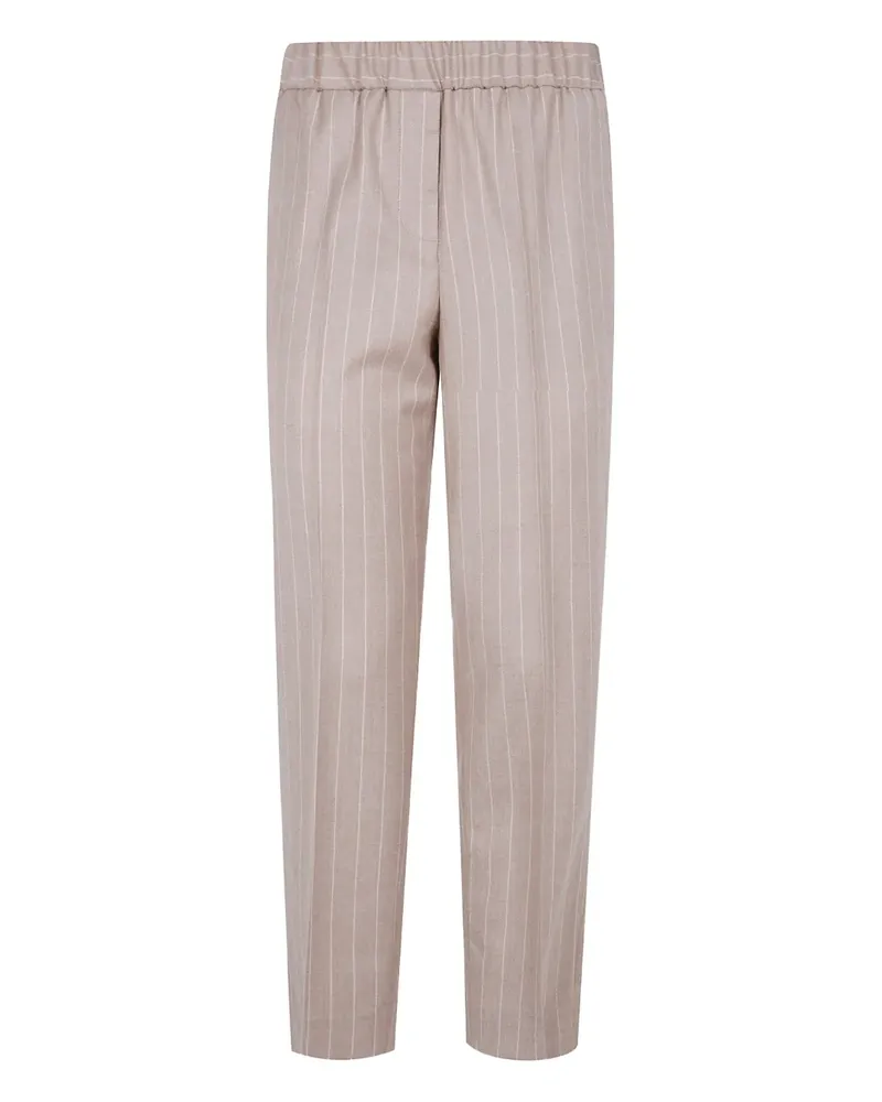 Peserico Hose mit Nadelstreifen - Nude Nude