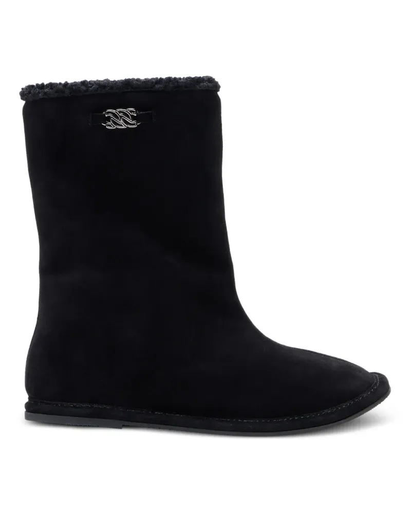 Casadei Stiefeletten aus Wildleder - Schwarz Schwarz