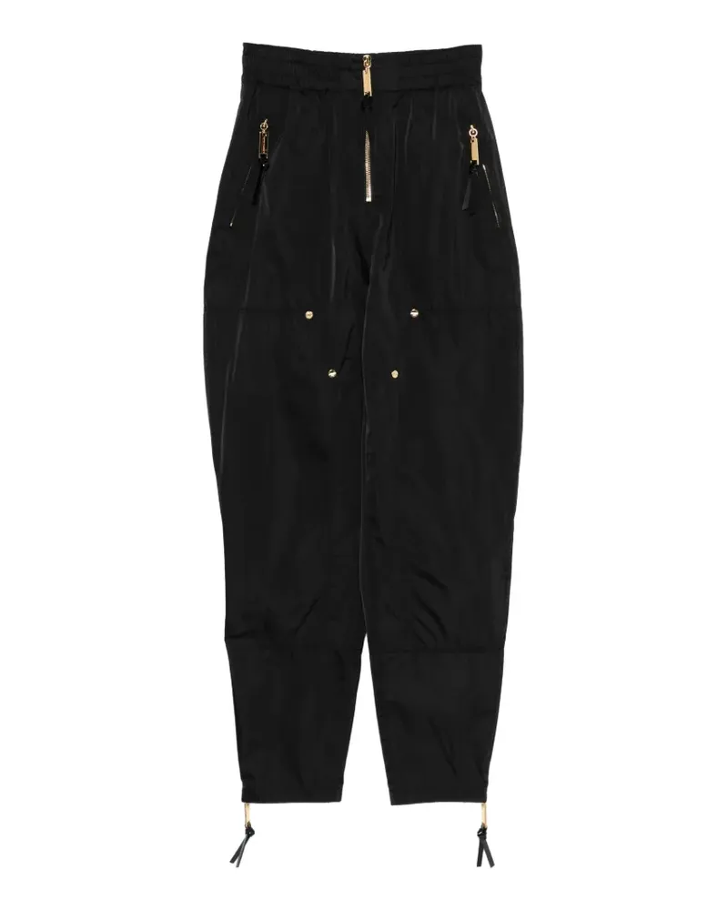 Elisabetta Franchi zip-pocket trousers - Schwarz Schwarz