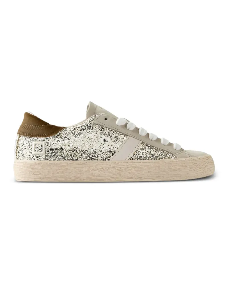 D.A.T.E. Hill Sneakers mit Glitzerdetails - Silber Silber