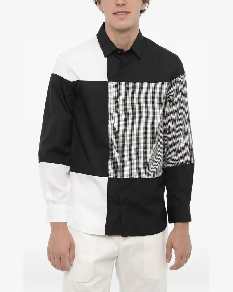 Neil Barrett cotton shirt - Schwarz Schwarz