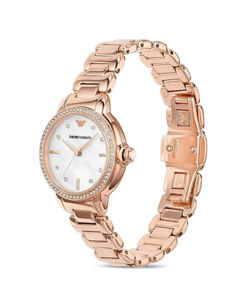 Emporio Armani Steel Crystal Bracelet 32mm - Weiß Weiß