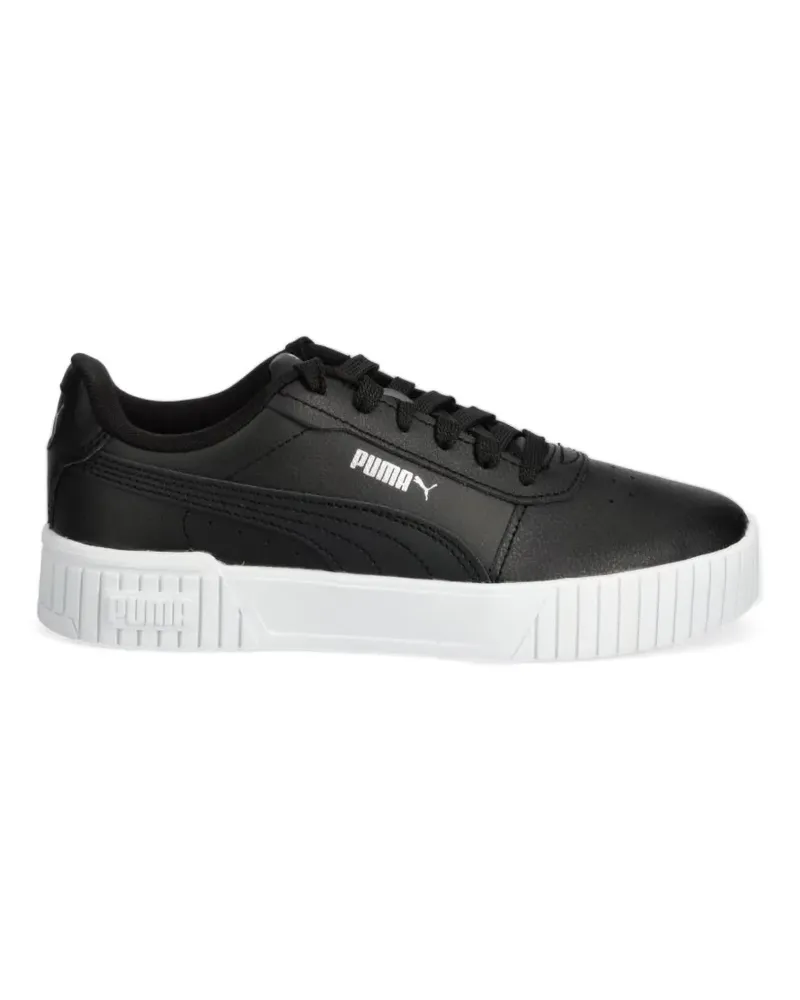 Puma Carina 2.0 Plateau-Sneakers - Schwarz Schwarz