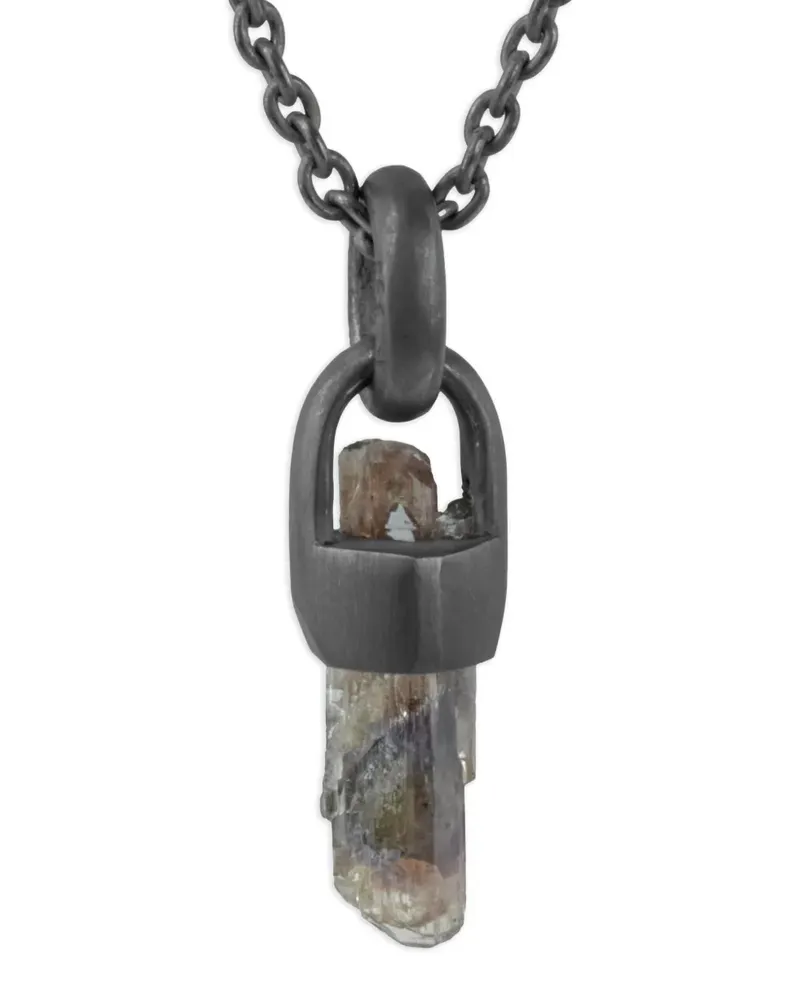 Parts Of Four Talisman Halskette aus Sterlingsilber mit Tansanit - Grau Grau