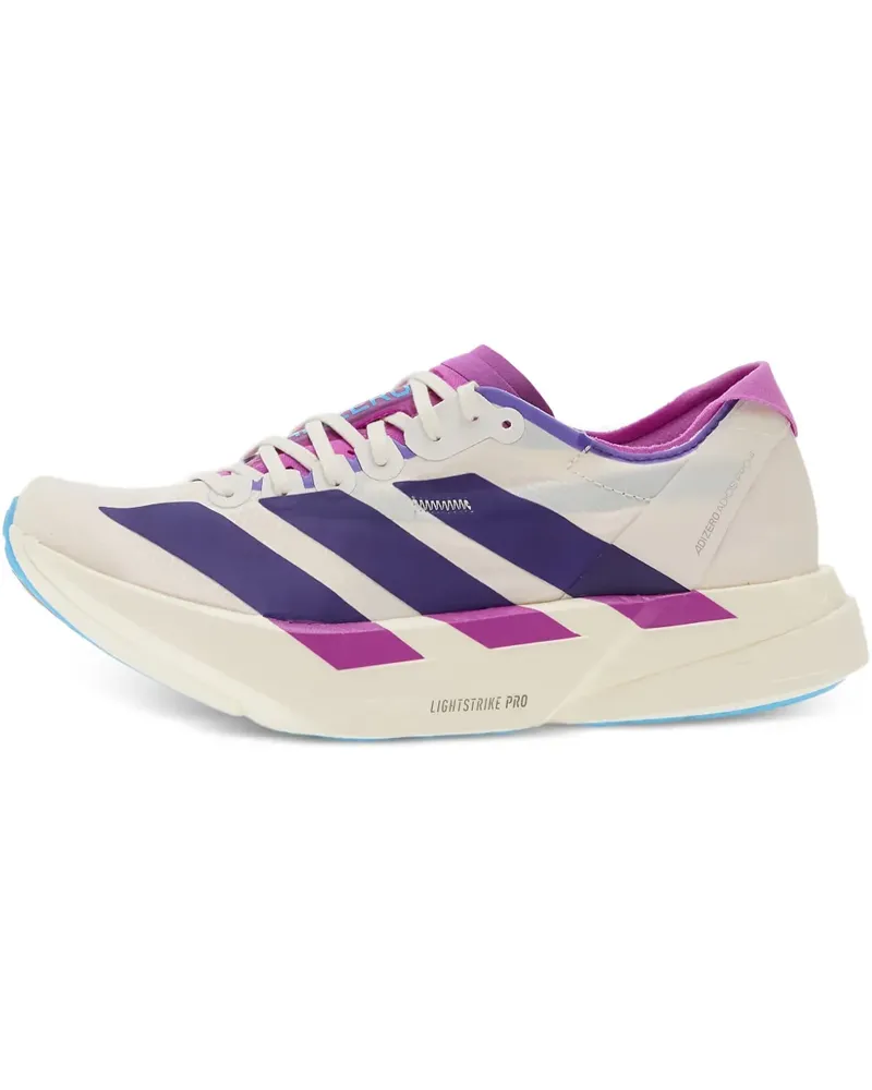 adidas striped adizero adios pro 4 trainers - Nude Nude