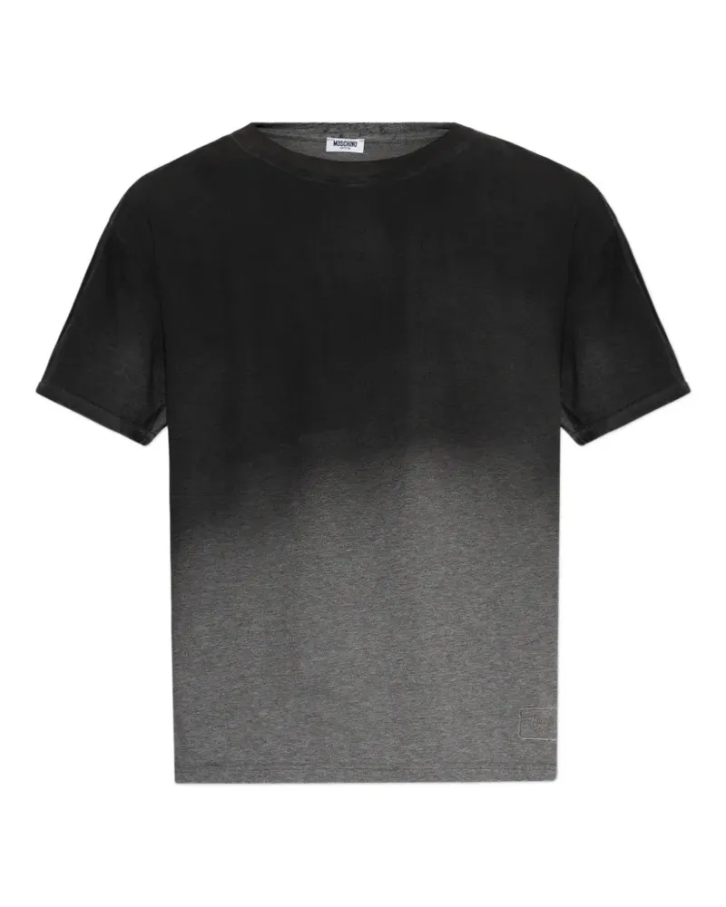 Moschino ombre-effect T-shirt - Schwarz Schwarz