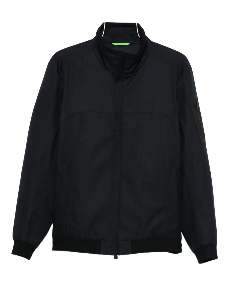 HUGO BOSS zip-fastening bomber jacket - Blau Blau
