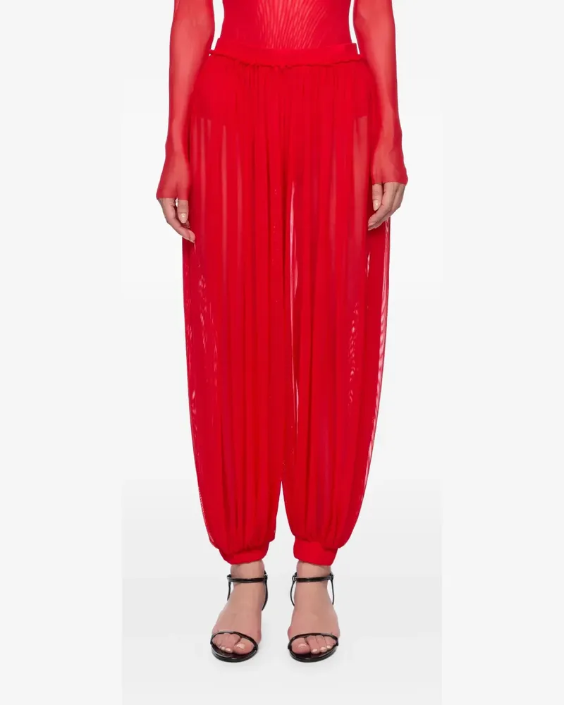ATU Body Couture Hosen-Set aus Mesh - Rot Rot
