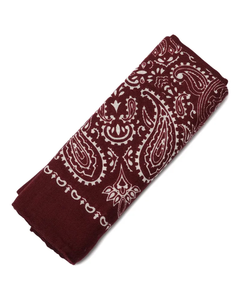Destin paisley-pattern bandana - Rot Rot