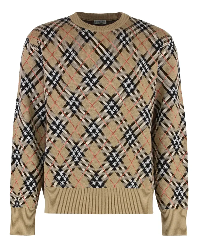 Burberry Karierter Pullover - B9368 SAND IP CHECK B9368