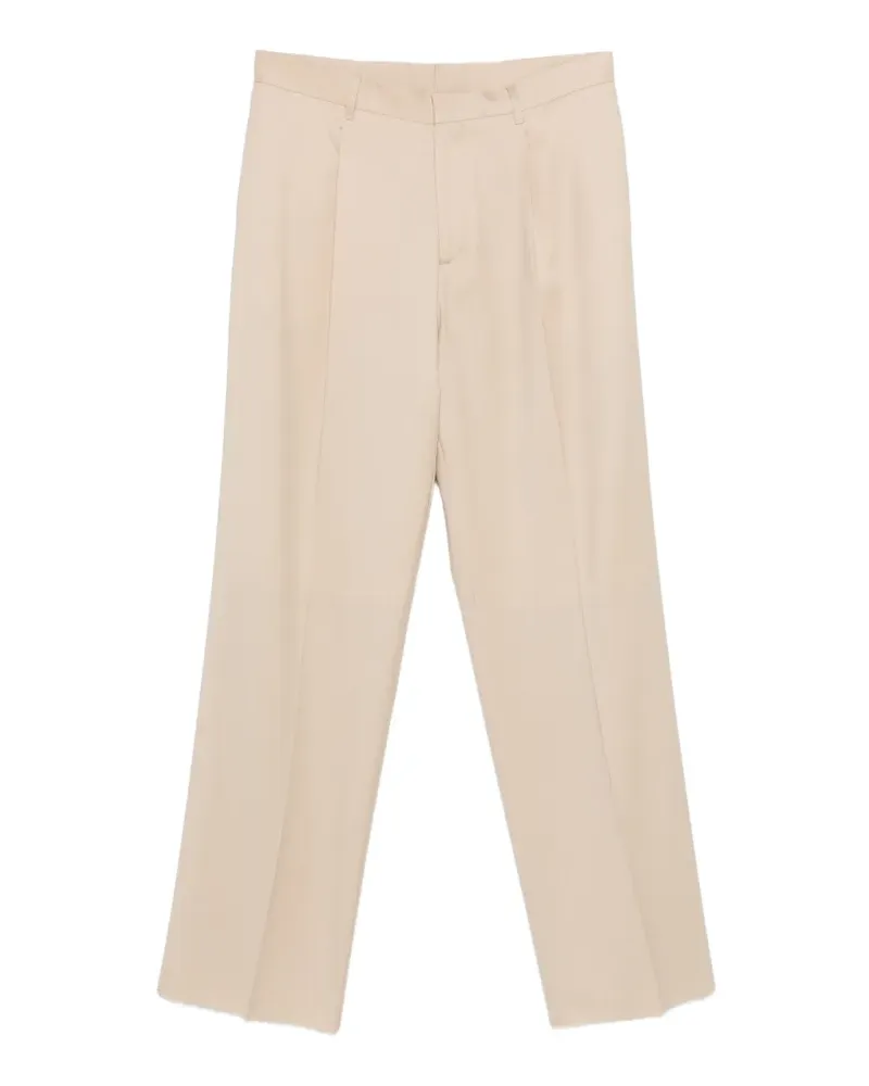 LARDINI pleated trousers - Nude Nude
