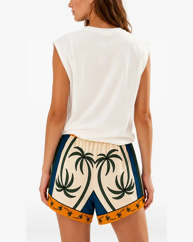 FARM Rio Shorts mit tropischem Print - Nude Nude