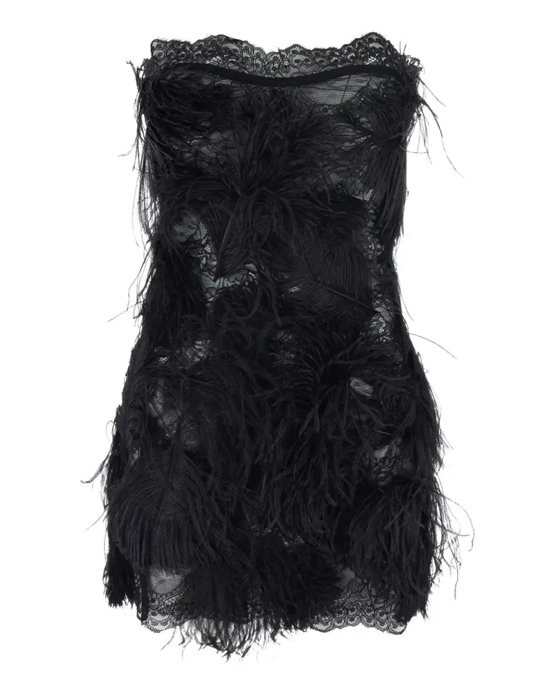 ATTICO Klassisches Minikleid - Schwarz Schwarz