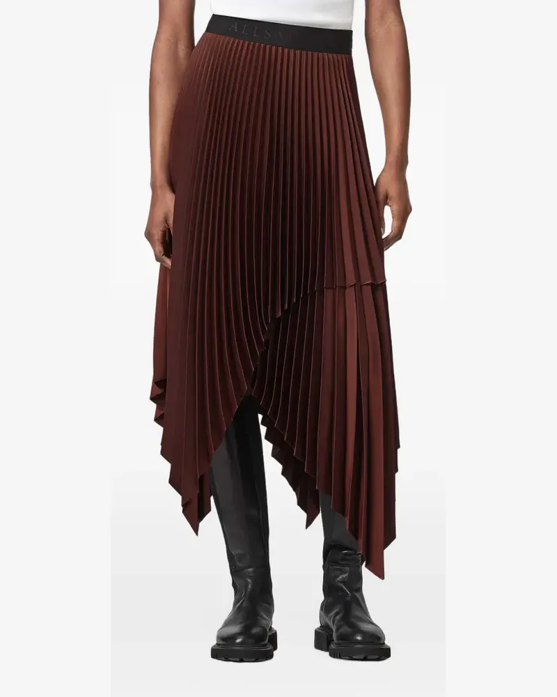 AllSaints Elisa pleated skirt - Braun Braun