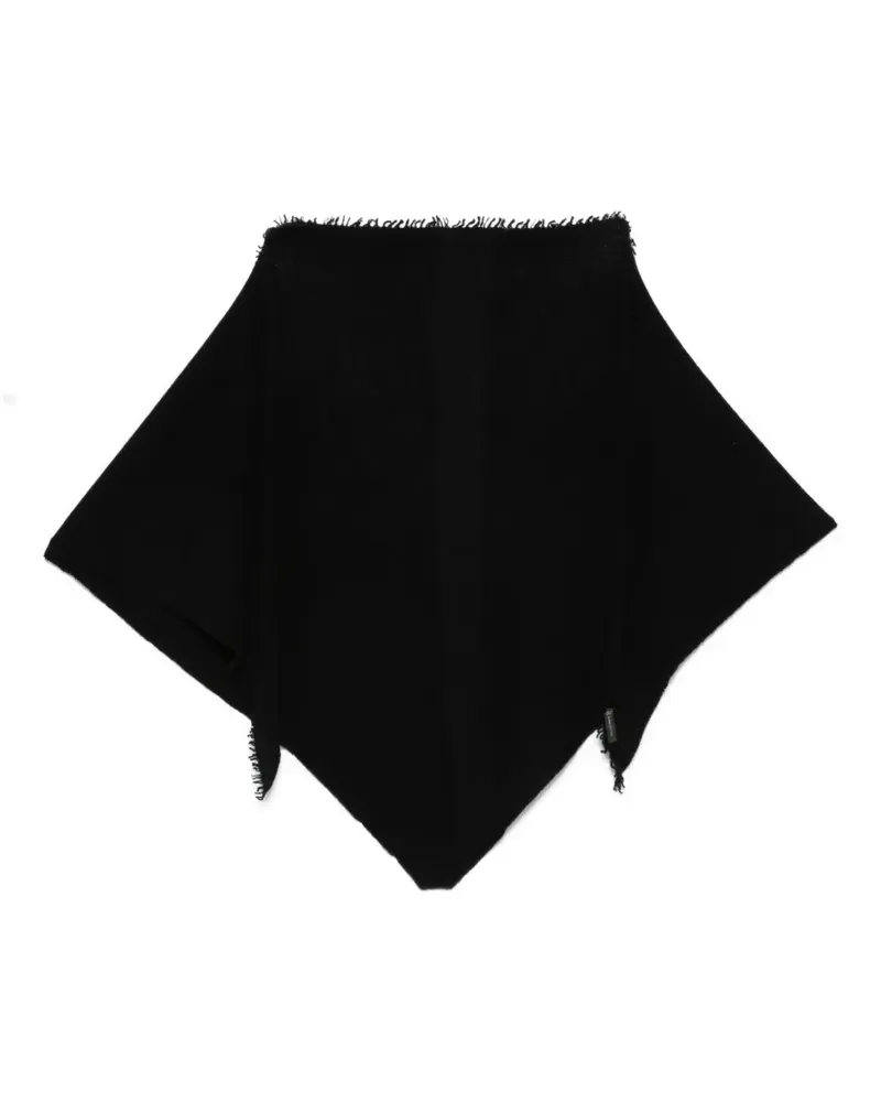 Faliero Sarti Schal aus Seide - Schwarz Schwarz