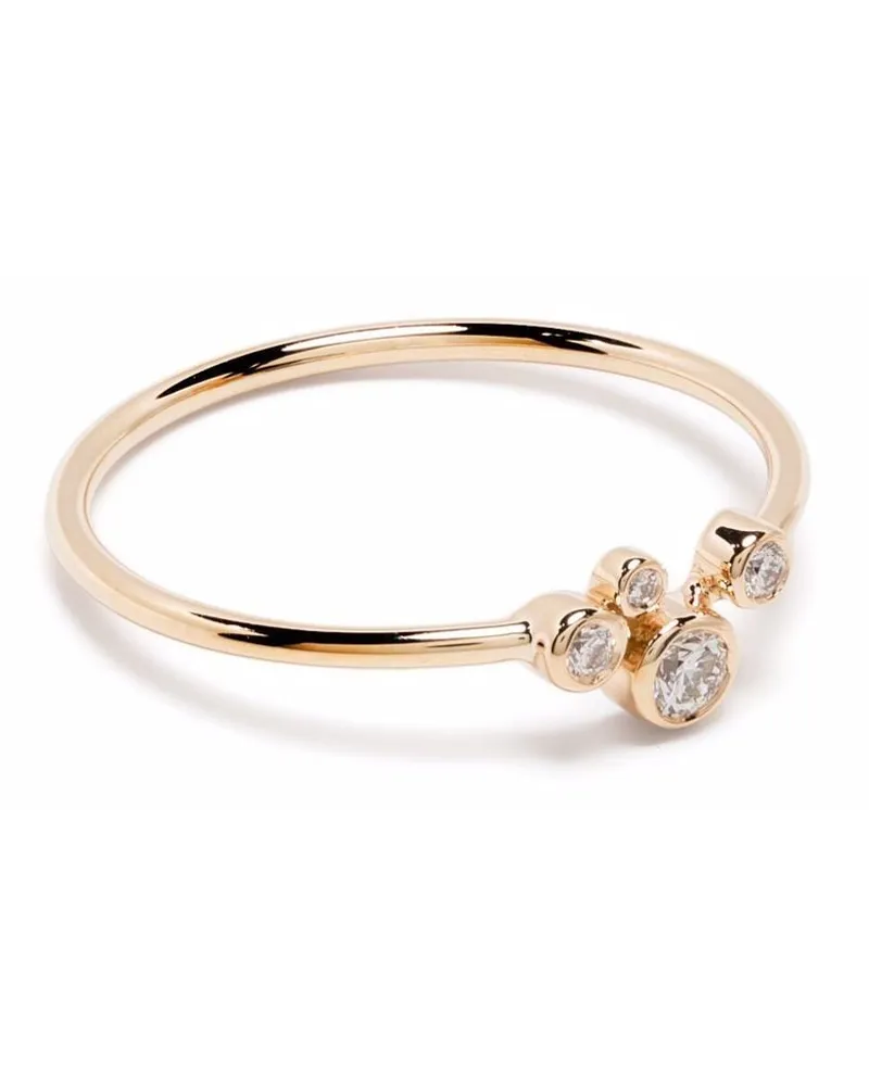 Maria Black 14kt Gelbgoldring mit Diamanten Gold