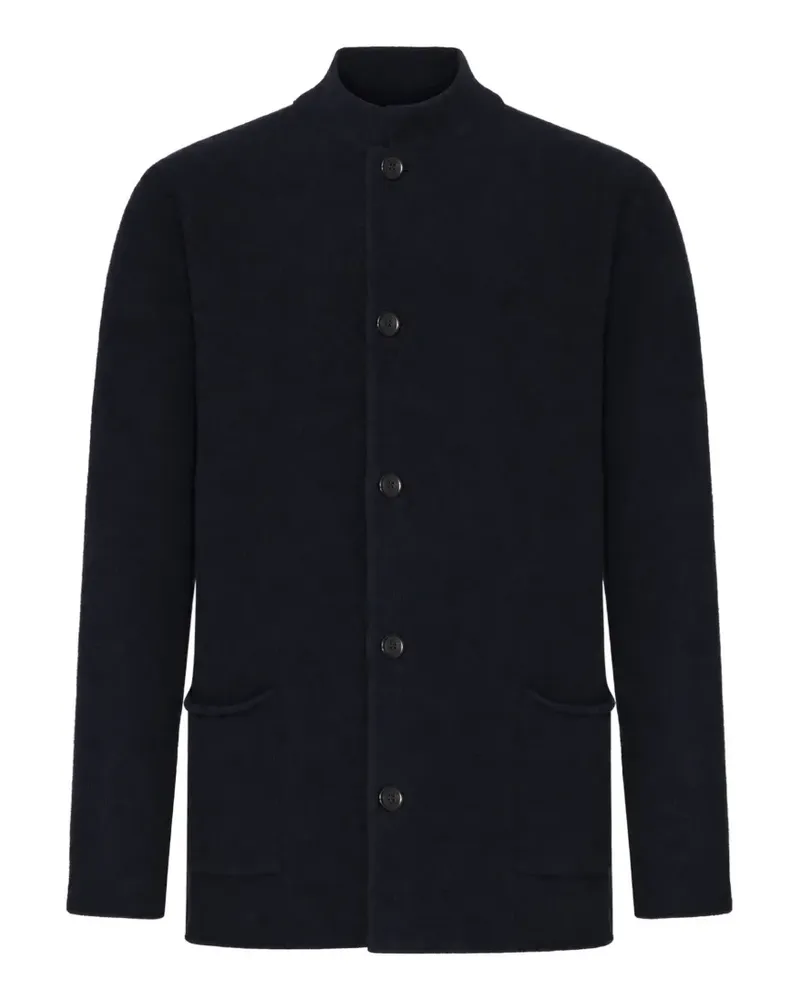 Roberto Collina Jacke mit Knopfleiste - Blau Blau