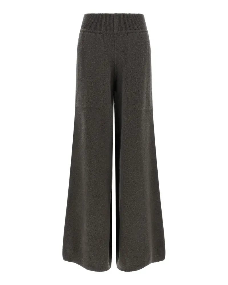 Rick Owens Palazzohose mit geripptem Bund - Grau Grau