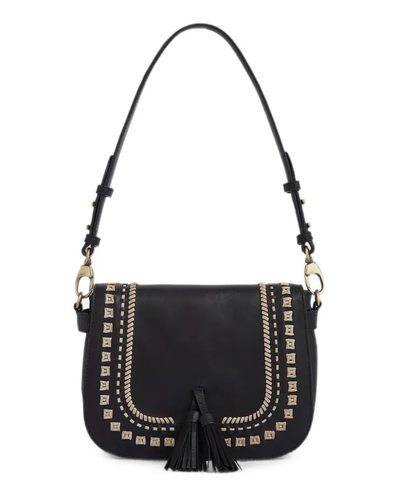 Osprey The Dakota Schultertasche mit Nieten und Quaste - Schwarz Schwarz