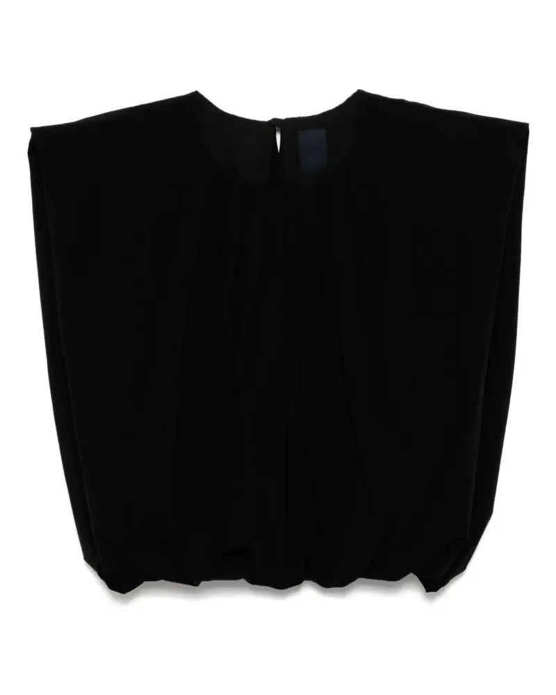 JUUN.J Trägershirt mit Falten - Schwarz Schwarz