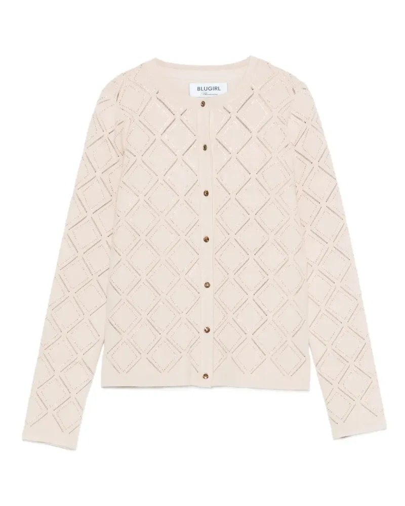 Blumarine Gestrickter Cardigan - Nude Nude