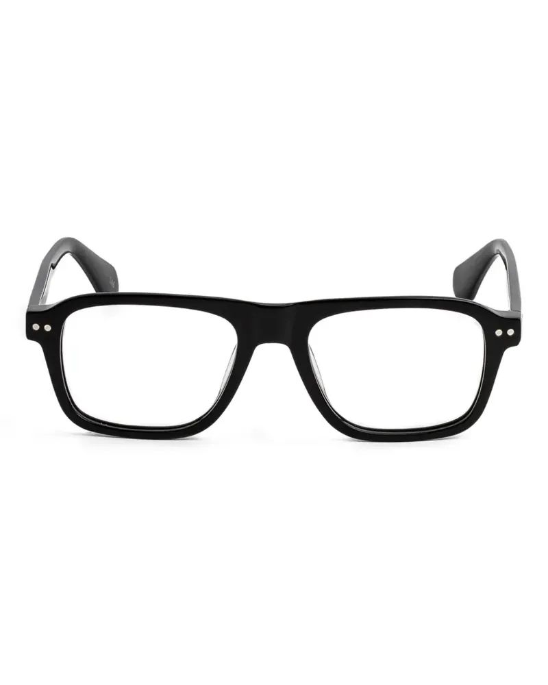 EPOS Sam clip-on rectangle-frame glasses - Schwarz Schwarz