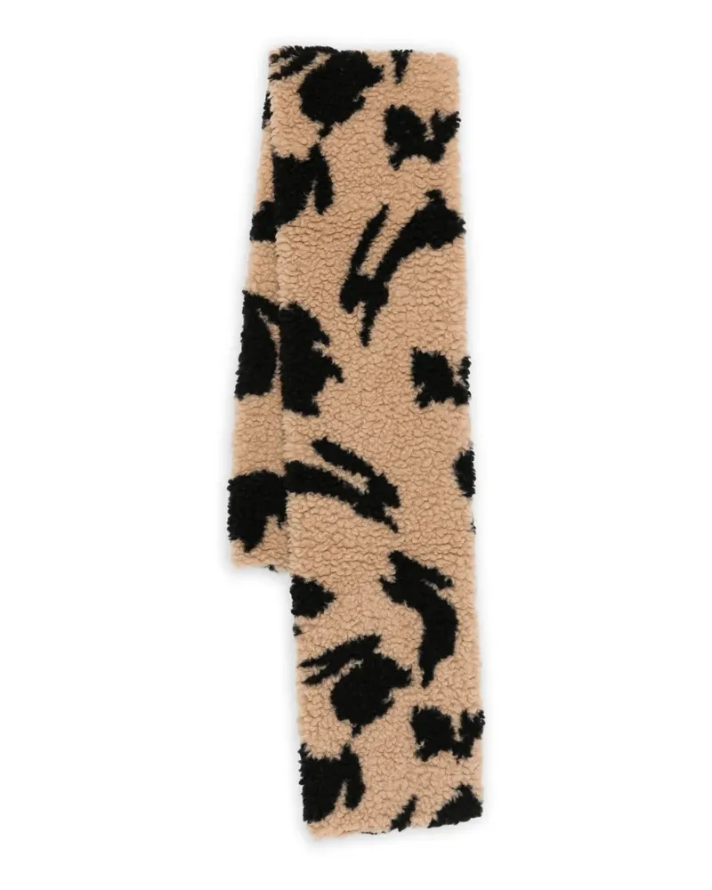 MSGM Schal mit Teddy - Nude Nude
