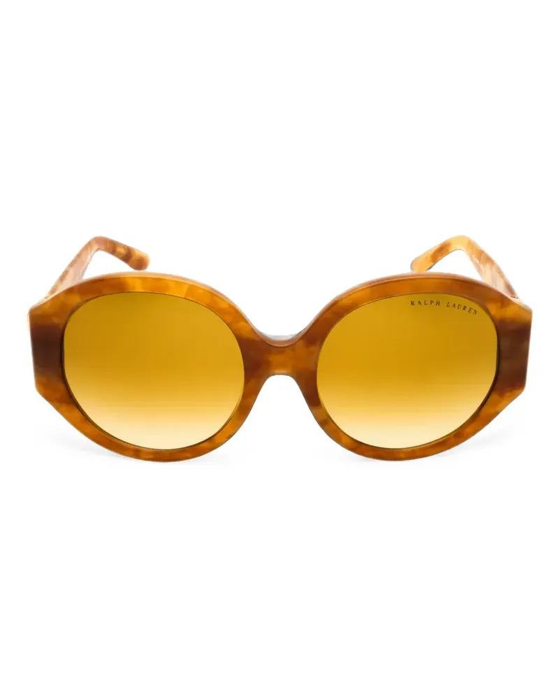 Ralph Lauren Sonnenbrille mit rundem Gestell - Braun Braun