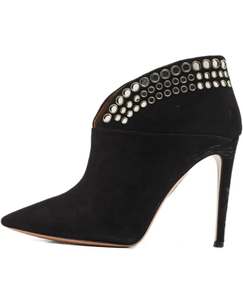 Aquazzura disco pointed-toe booties - Schwarz Schwarz