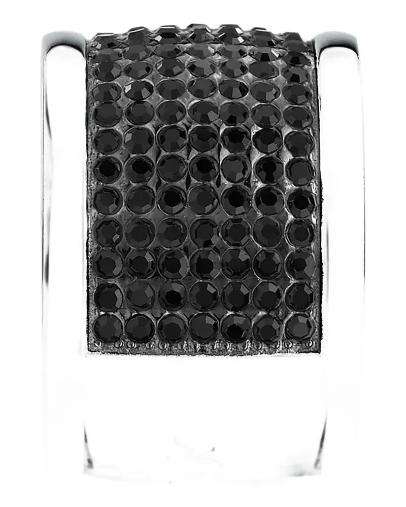 Karl Lagerfeld crystal-embellished band ring - Silber Silber