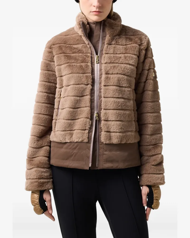 Bogner Valesca Jacke aus Faux Fur - Braun Braun
