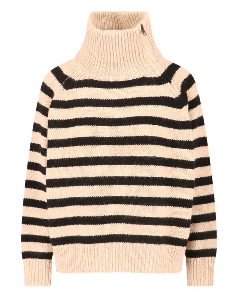 Nili Lotan Gestreifter Pullover - Nude Nude
