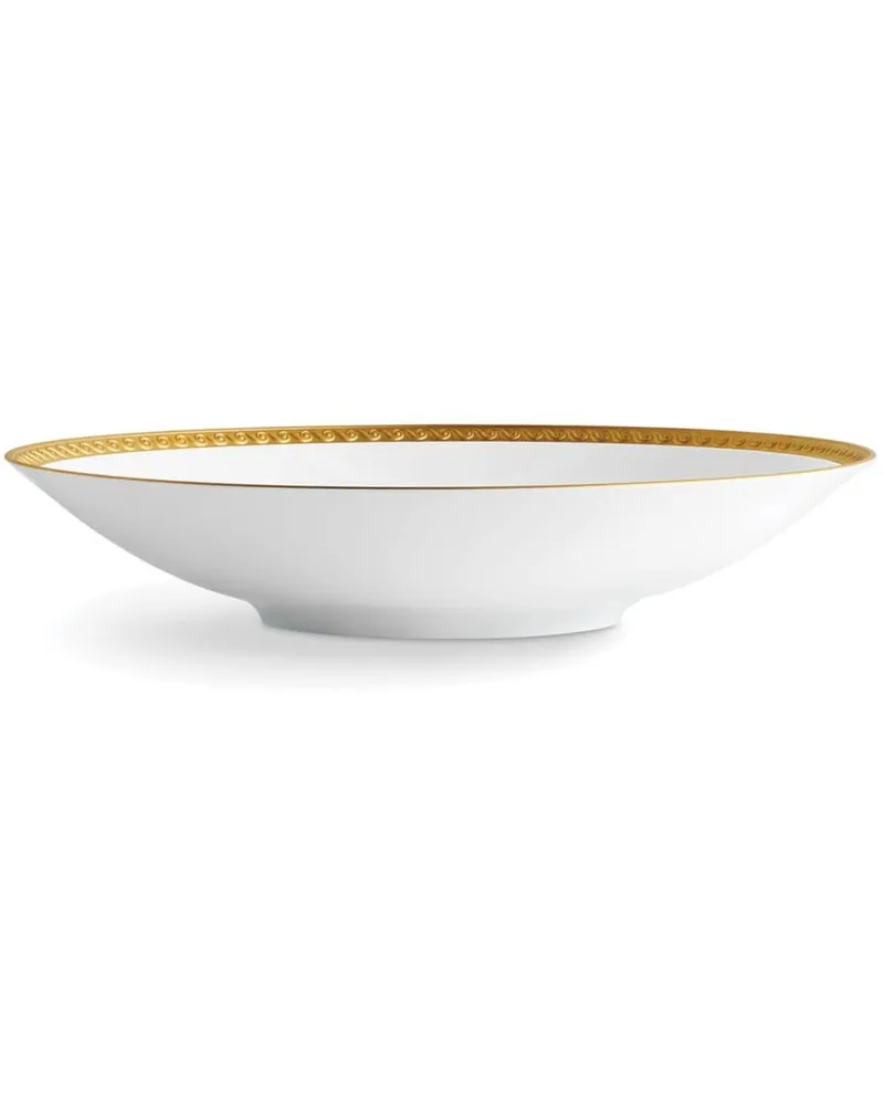 L’OBJET Große Neptune Coupe-Schale aus Porzellan - Weiß Weiß