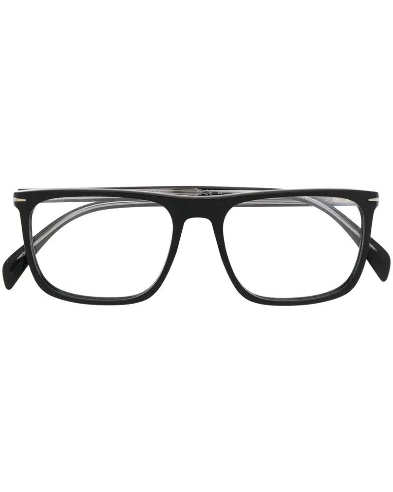 EYEWEAR by DAVID BECKHAM Brille mit eckigem Gestell - Schwarz Schwarz