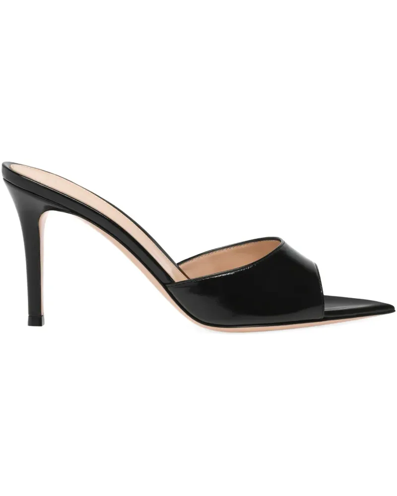 Gianvito Rossi 85mm Elle pointed sandals - Schwarz Schwarz