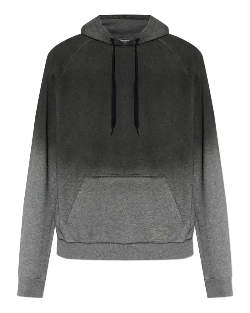 Moschino ombre-effect hoodie - Schwarz Schwarz
