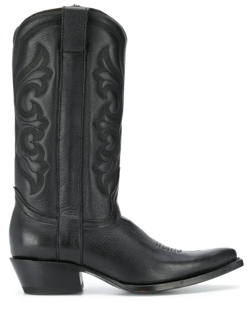 ash Bestickte 'Amazone' Stiefel - Schwarz Schwarz