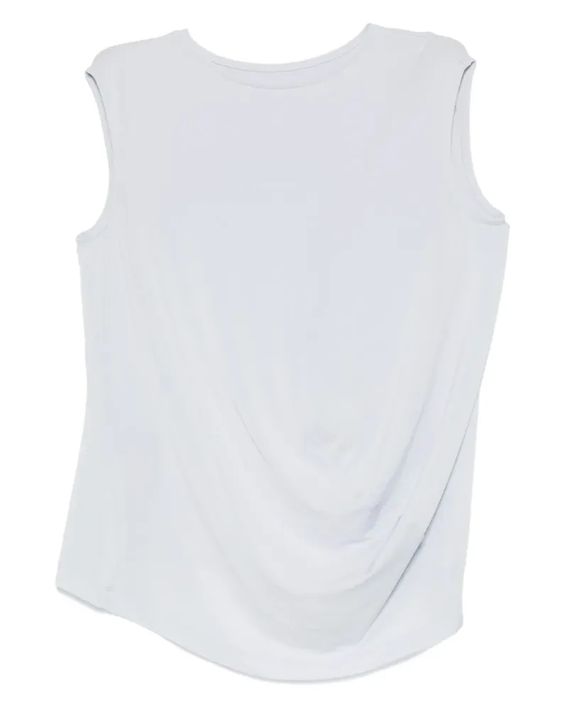Issey Miyake Drapiertes Top - Blau Blau