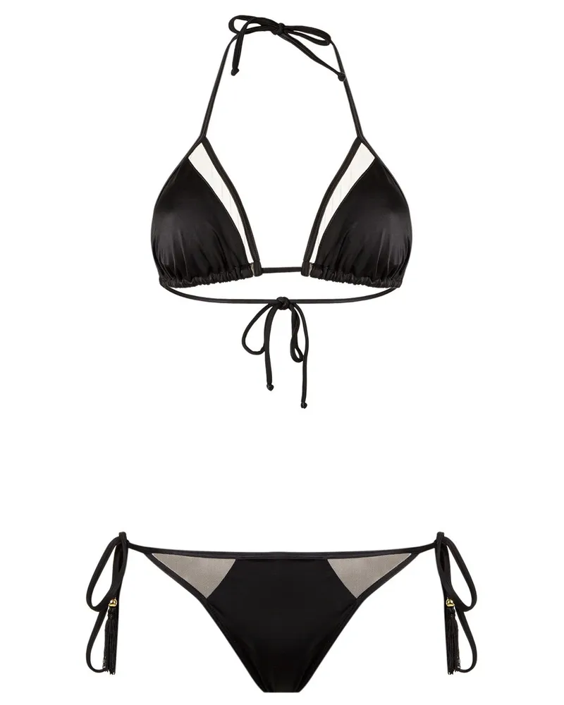 BRIGITTE Triangel-Bikini - Schwarz Schwarz