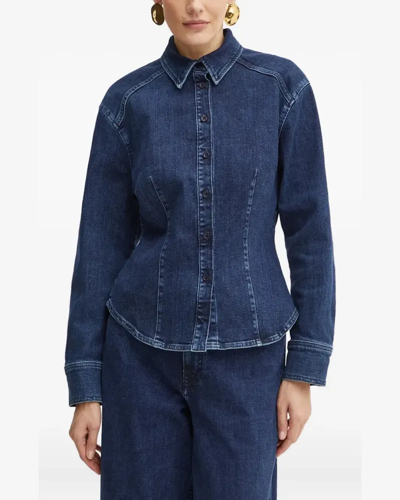 IVY & OAK Berenice Hemd - Blau Blau