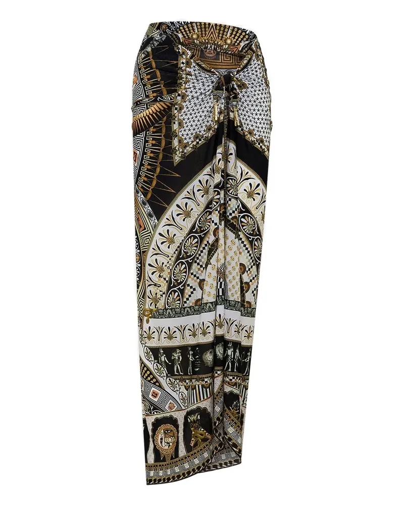 Camilla Temples of Dendara Sarong - Schwarz Schwarz