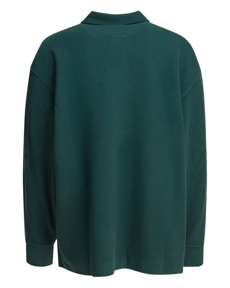 Carhartt WIP Script zip logo polo shirt - Grün Grün