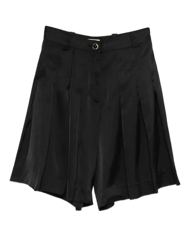 Sandro high-waisted pleated shorts - Schwarz Schwarz