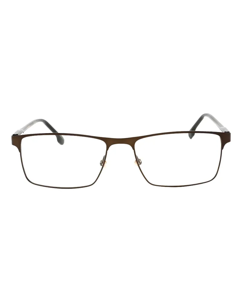 Carrera Brille mit eckigem Gestell - Braun Braun