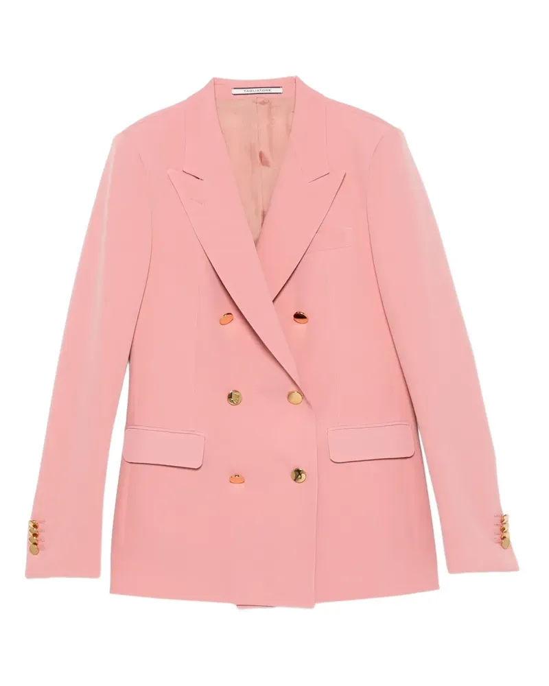 Tagliatore Doppelreihiges Kleid mit goldenen Knöpfen - Rosa Rosa
