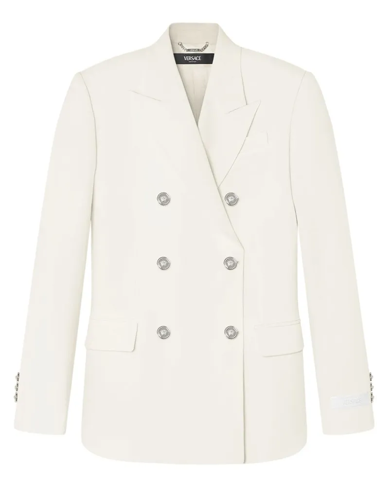Versace Medusa Head Blazer - Weiß Weiß