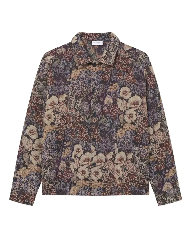 LES DEUX floral-pattern jacket - Violett Violett