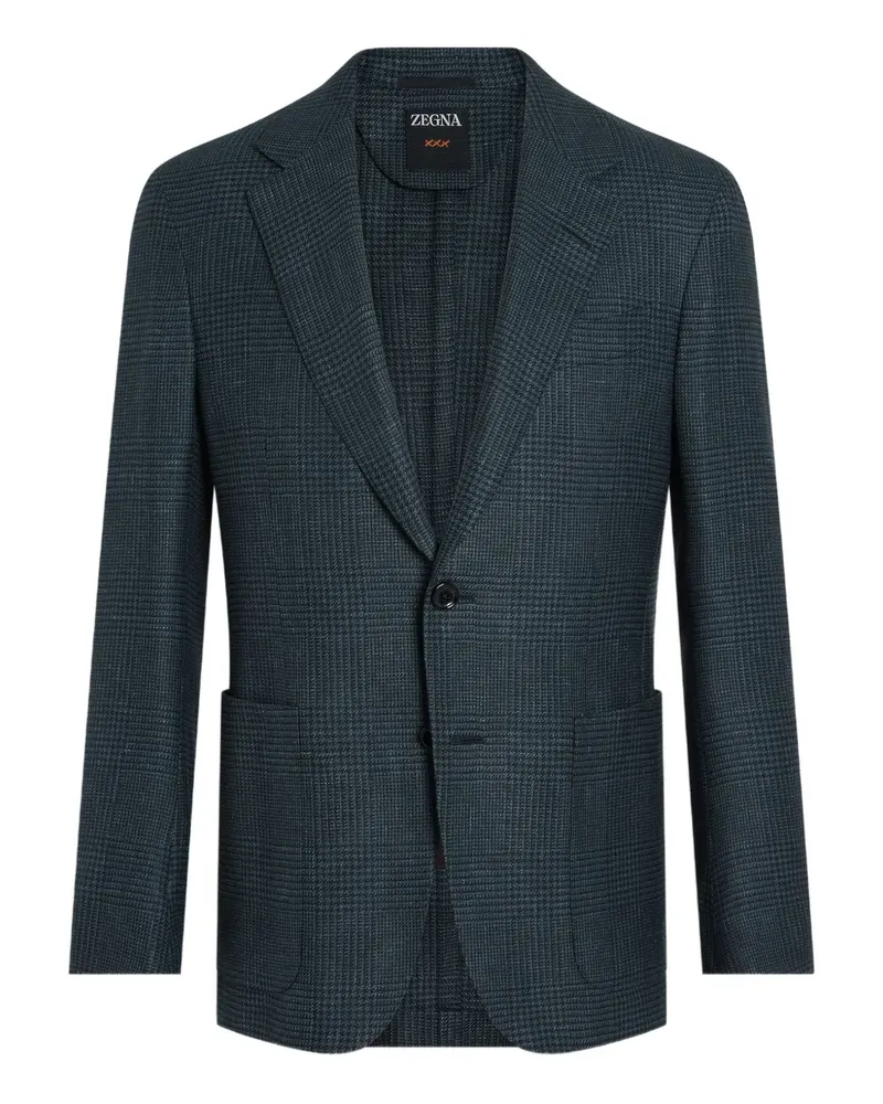 Ermenegildo Zegna checked blazer - Grün Grün