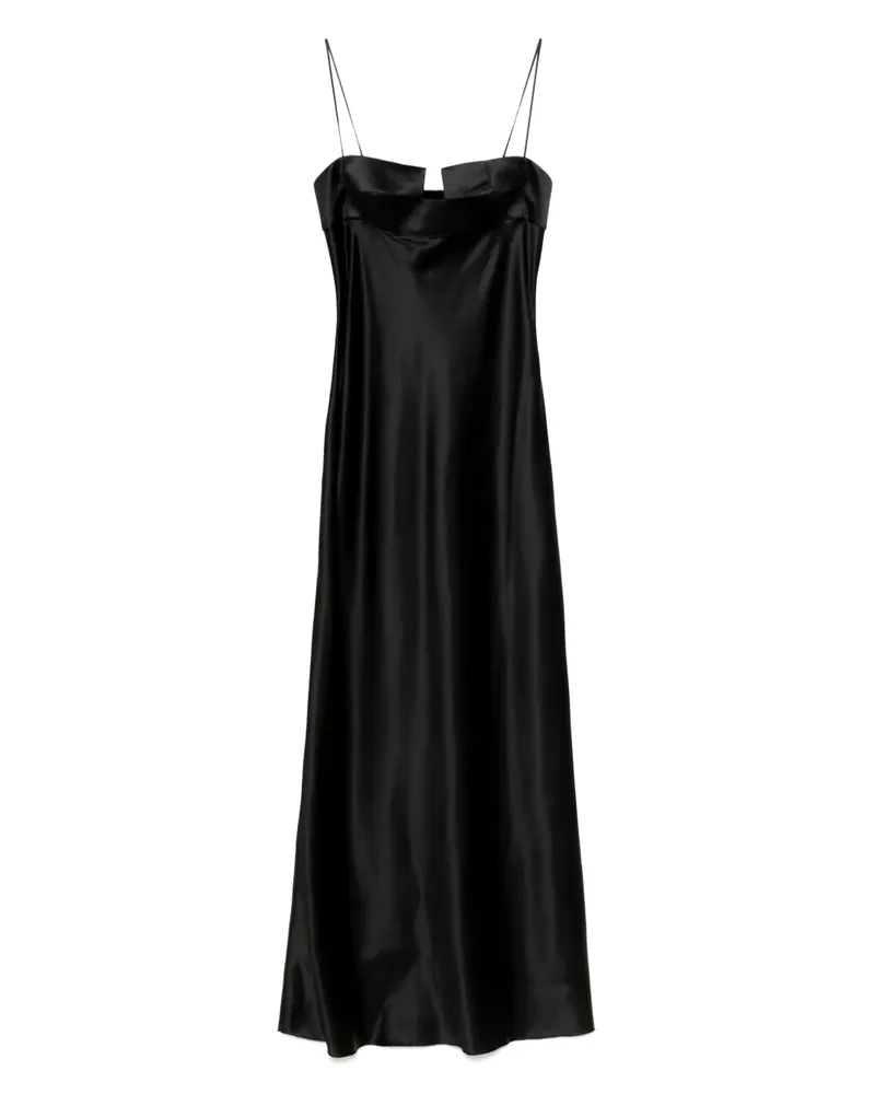 BEVZA Rückenfreies Maxikleid - Schwarz Schwarz